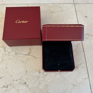 Cartier Red Bracelet Box Empty